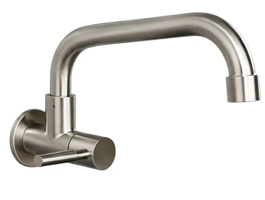 Wall Mounted Stainless Steel Kitchen Cold Water Tap