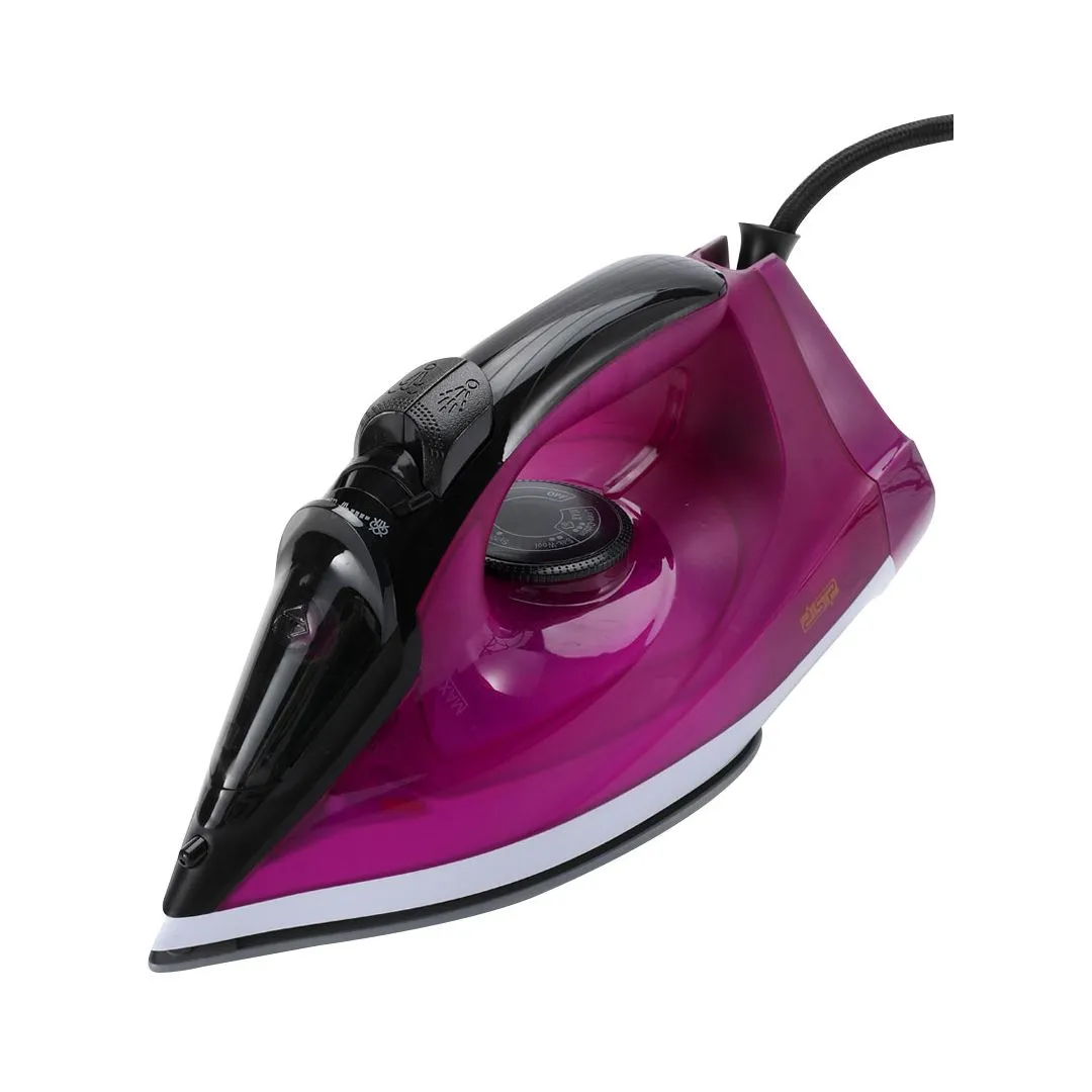 Steam Iron 1600W with Adjustable Temp & Ceramic Soleplate 200ml Water Tank