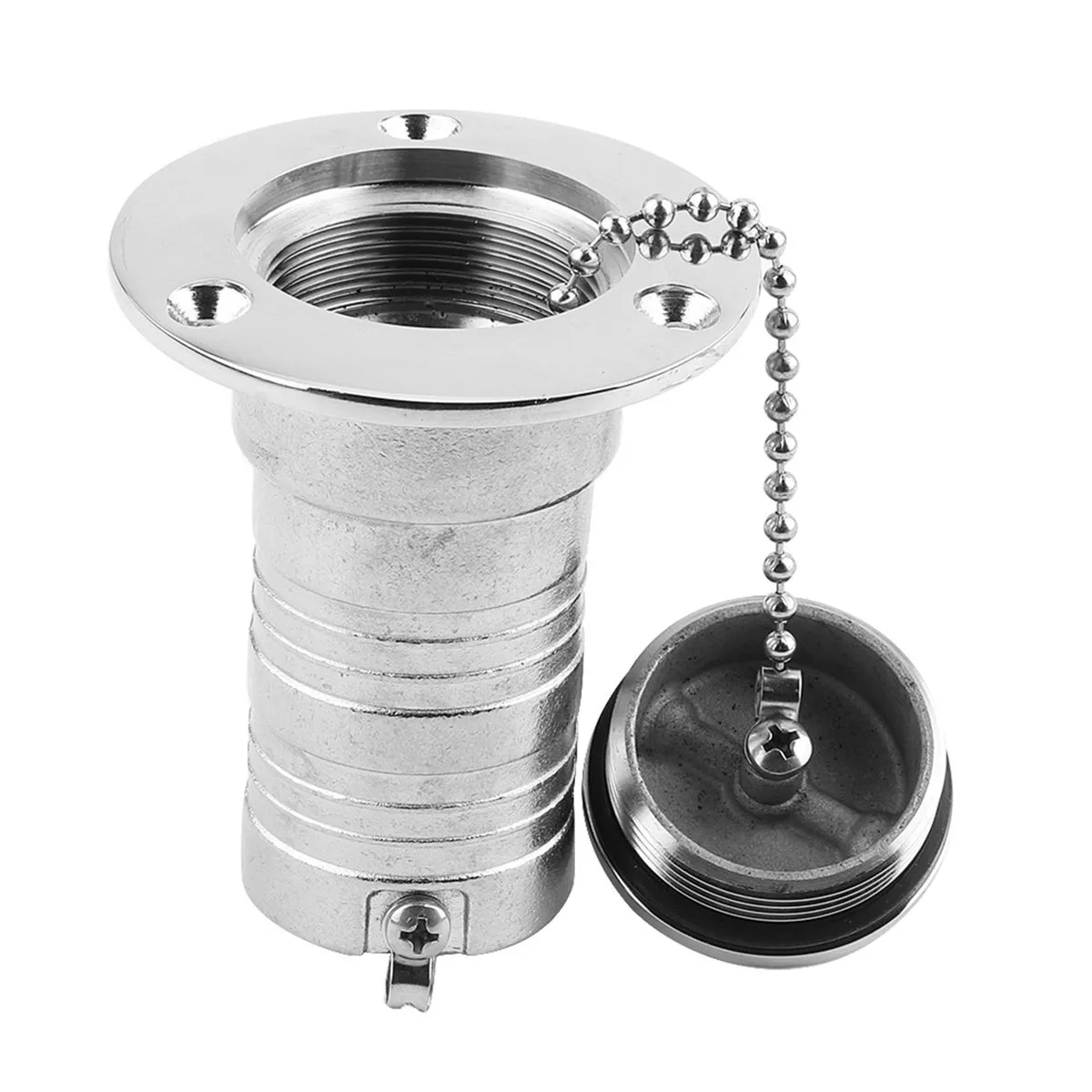 316 Stainless Steel Boat Deck Fill Filler Water Tank Cap 1.5in