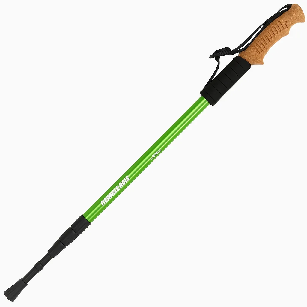 Adjustable Aluminium Hiking Trekking Pole-Model AB-110 - Green