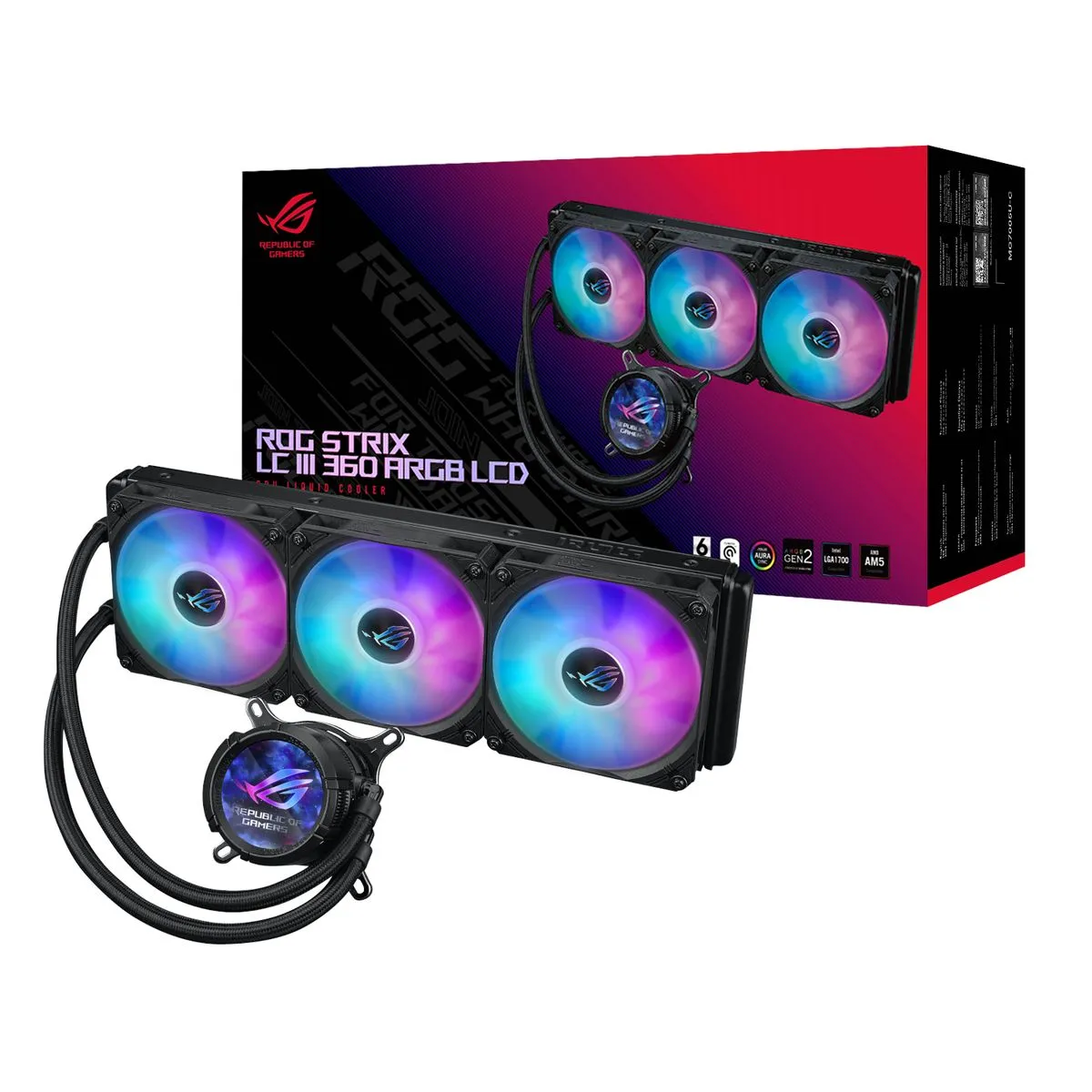 Asus Liquid Cooler Rog Strix 360mm Argb