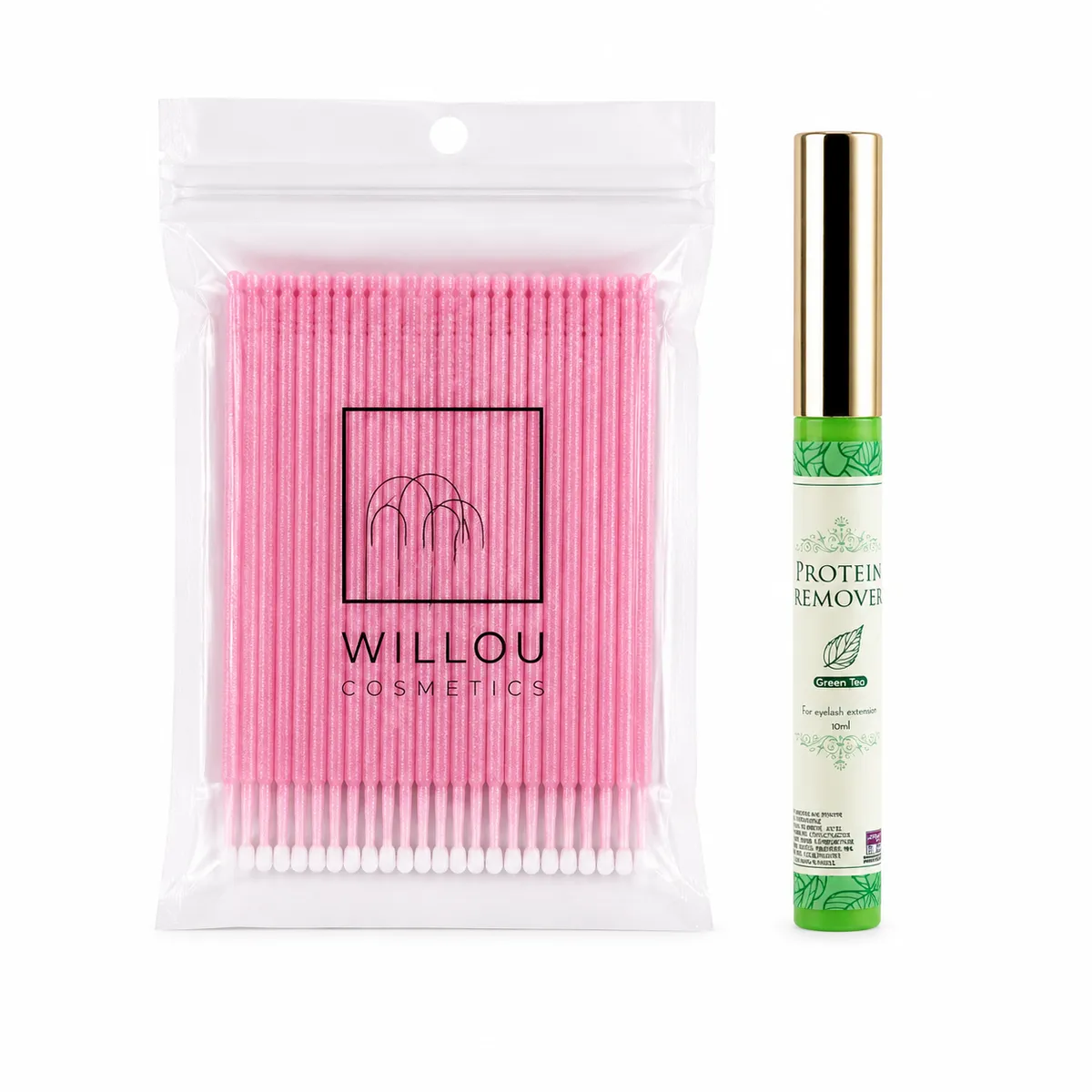 Glitter Micro Applicator Disposable Microbrush and Sky Glue Primer cleanser