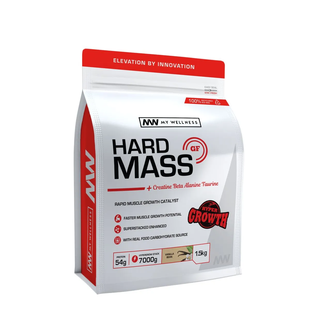 My Wellness Hard Mass Protein Powder 1.5kg - Vanilla