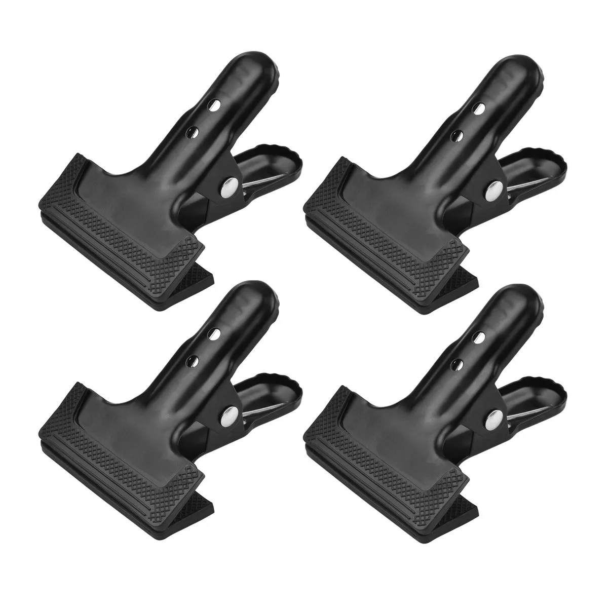 4 Pieces Backdrop Clamps with Rubber Pad Photo Studio