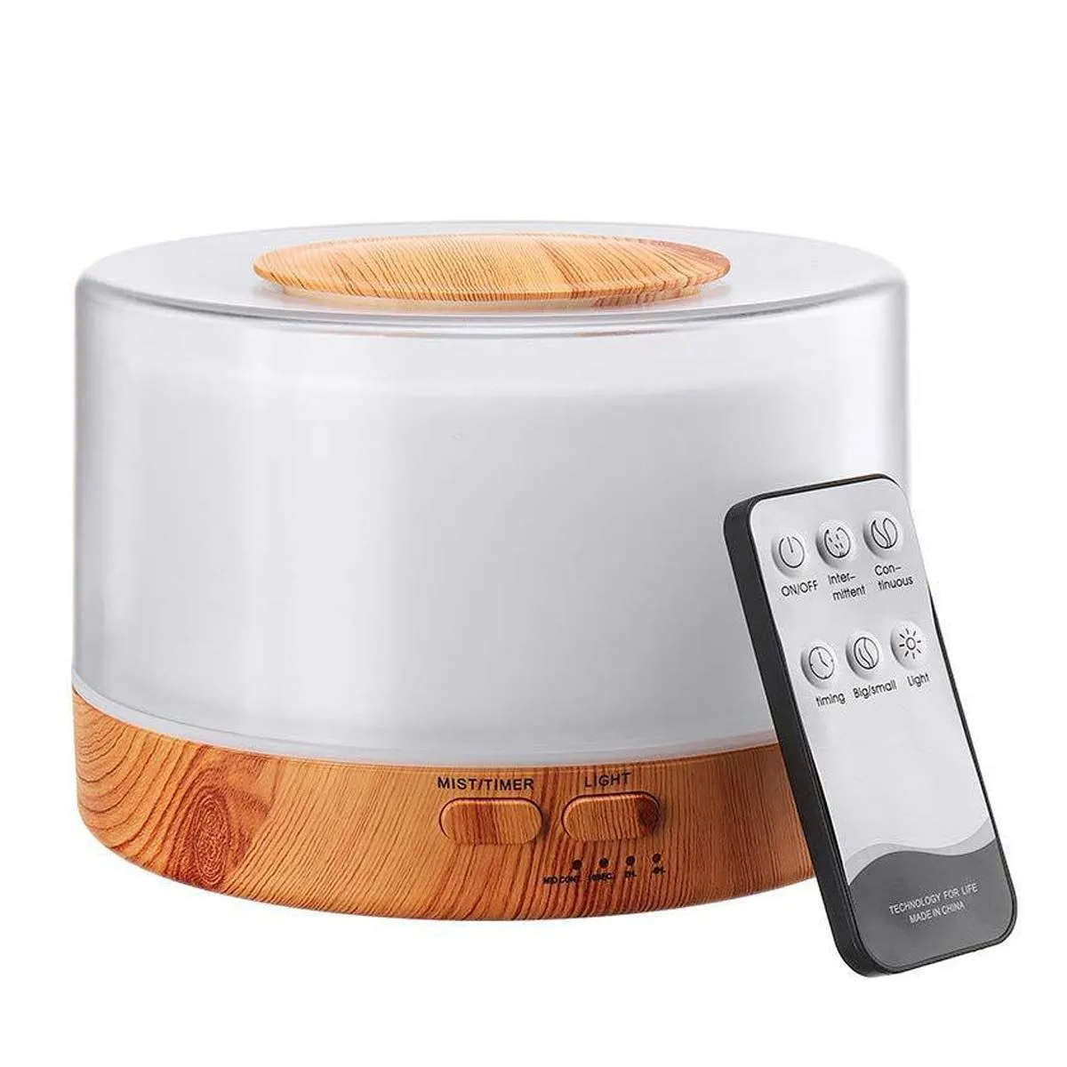 500ml Humidifier Aromatherapy Essential Oil Diffuser with 7 Color Changing