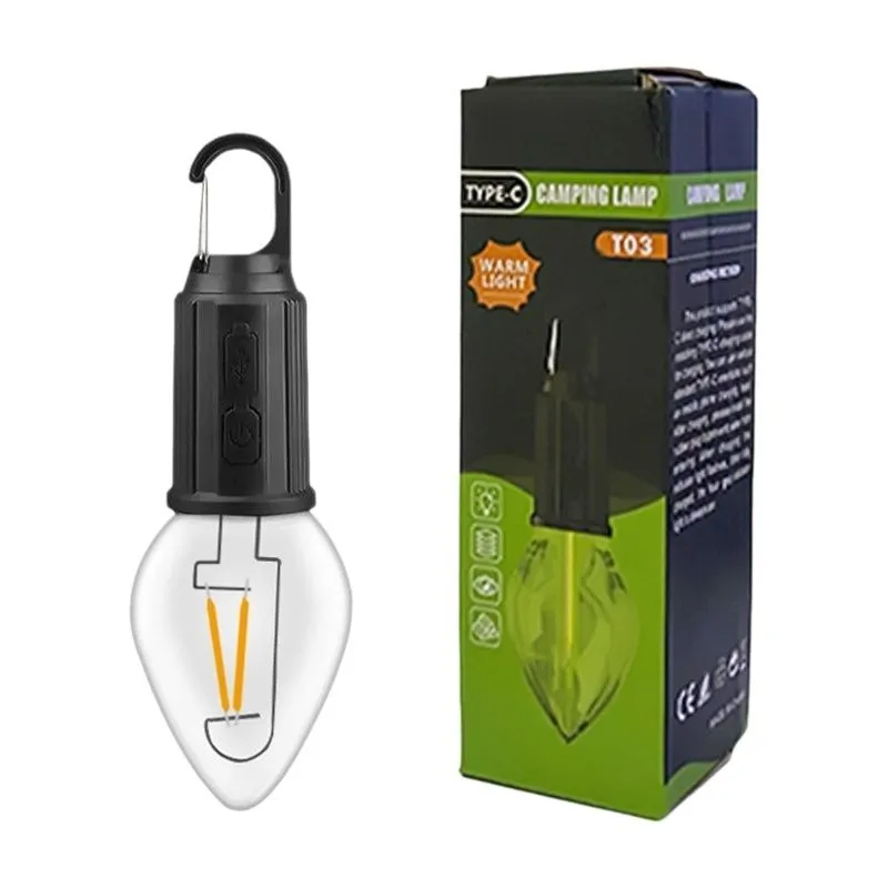 Solar Powered Lights, Rechargeable Bulbs, Warm Lighting, Outdoor With