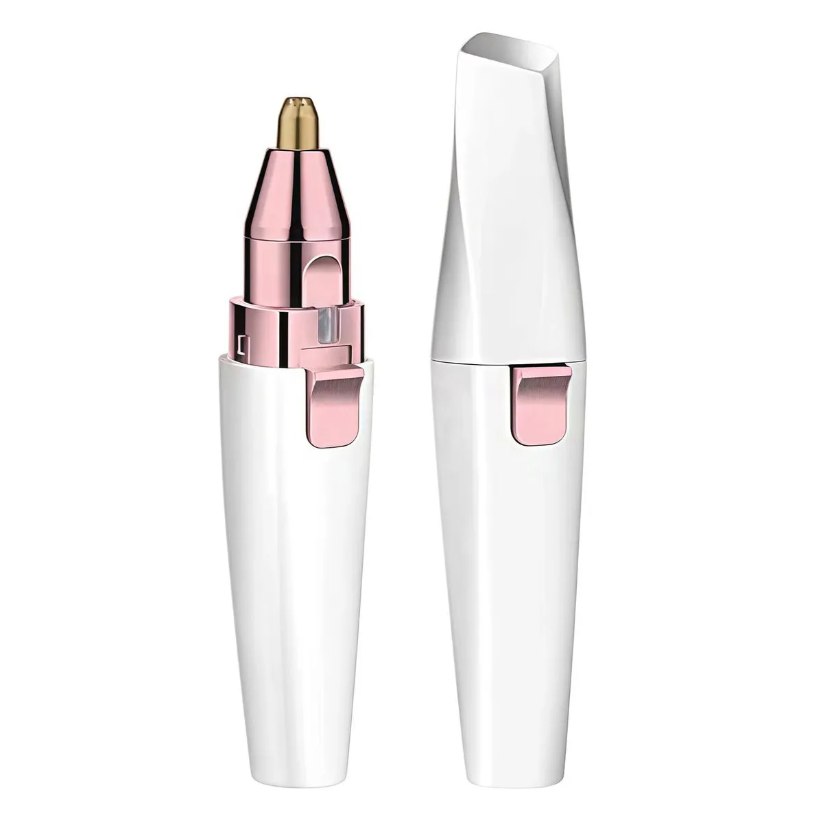 Facial Remover Women: 2 in 1 Rechargeable Nose Hair & Eyebrow Trimmer, Face