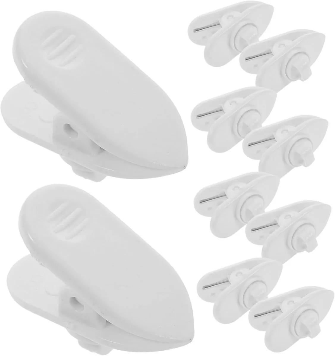 Rotating Headphone Clip Clothing Cable Cord Holder Organizer