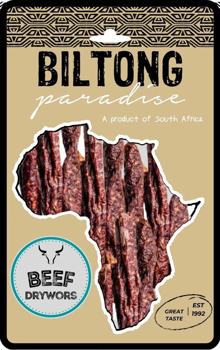 Beef Drywors 10x60g Snack Packs
