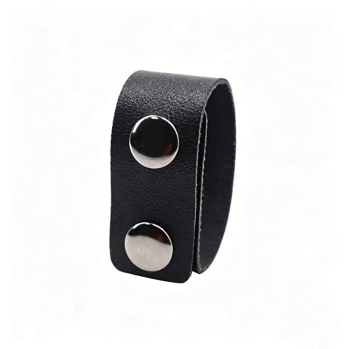 4-Pack PU Leather Double Snap Belt Keepers, Tactical Belt Loops for Hunting