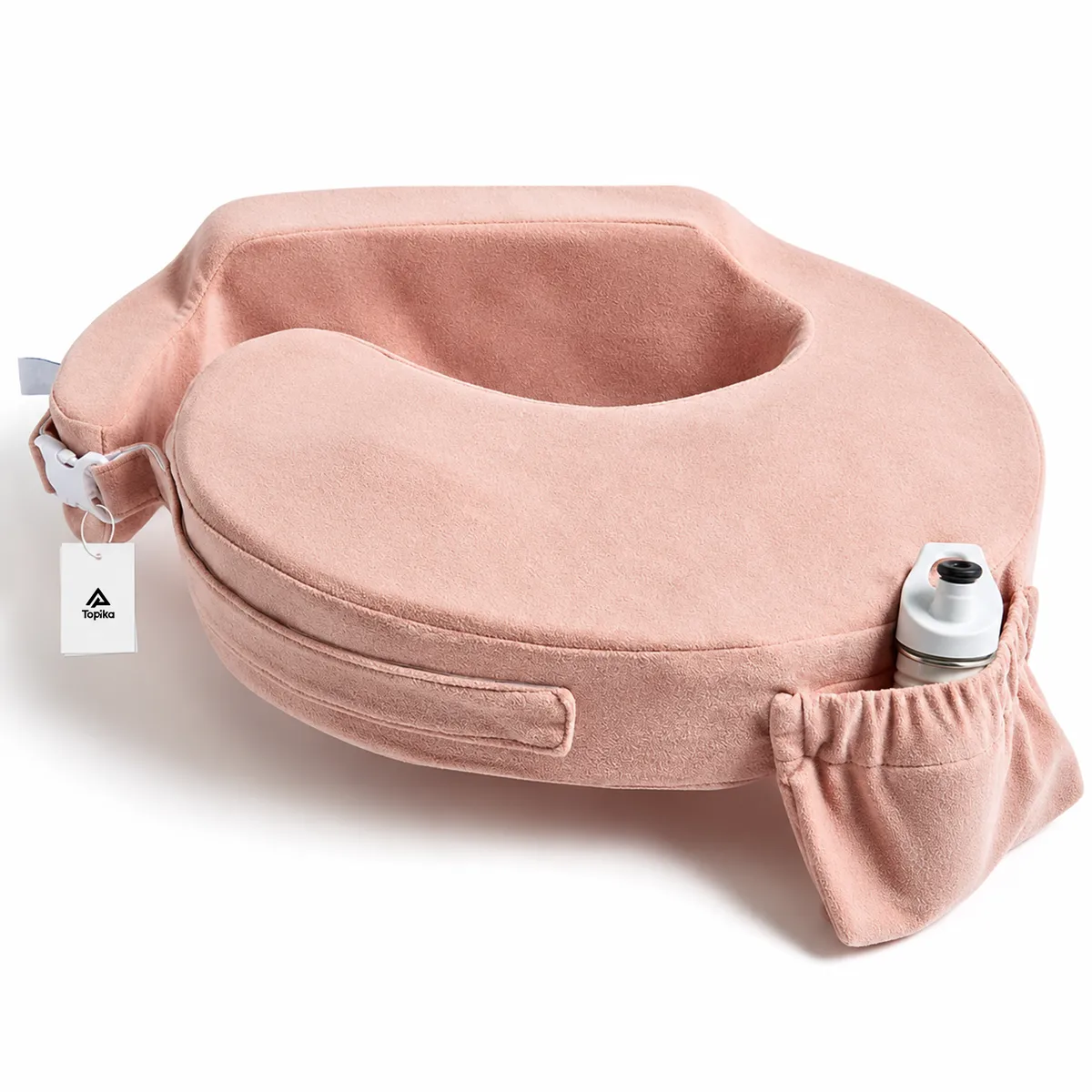 Topika Nursing Pillow with Lumbar Support for Mom & Baby Breastfeeding