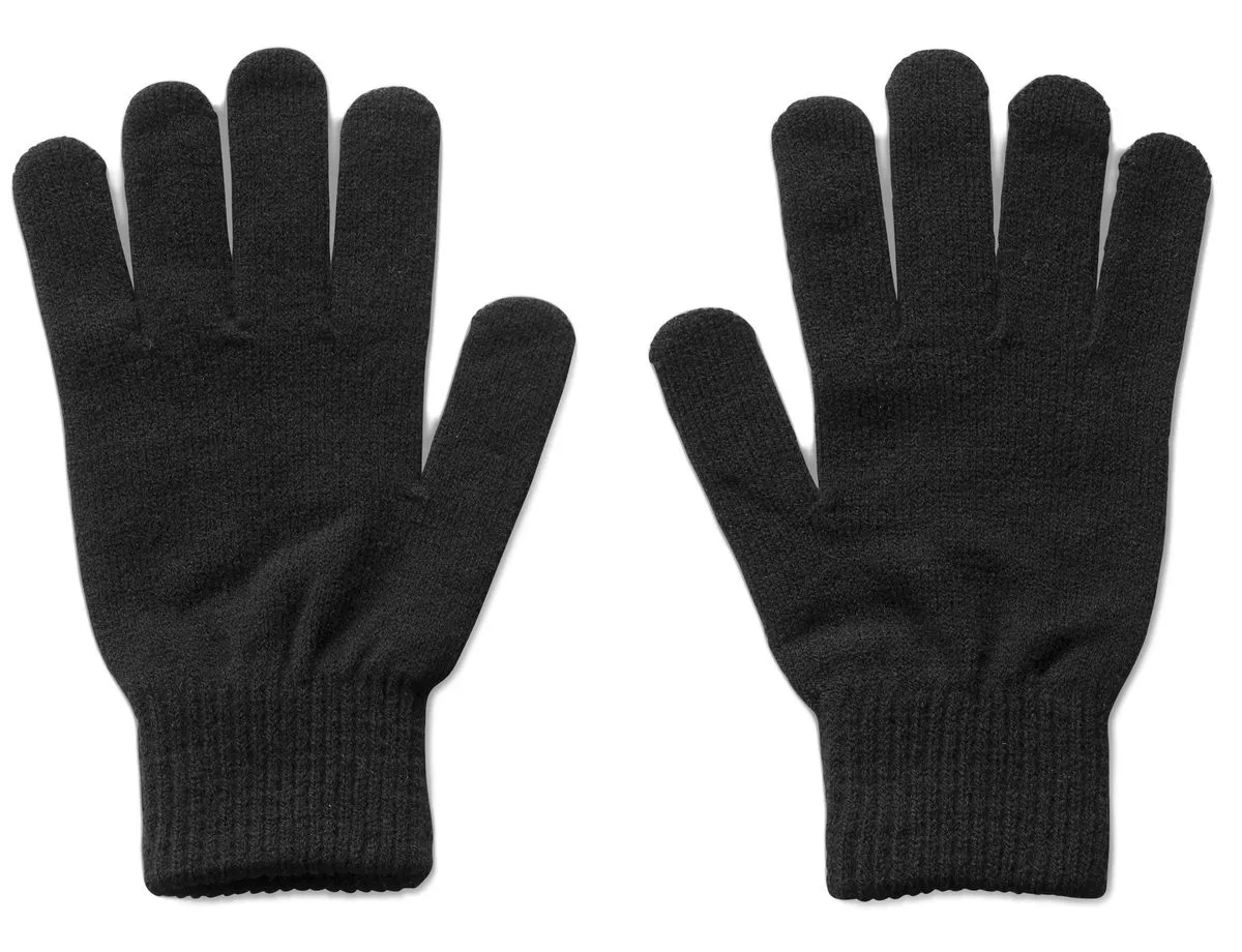Acrylic Gloves - Adult Gloves - Black