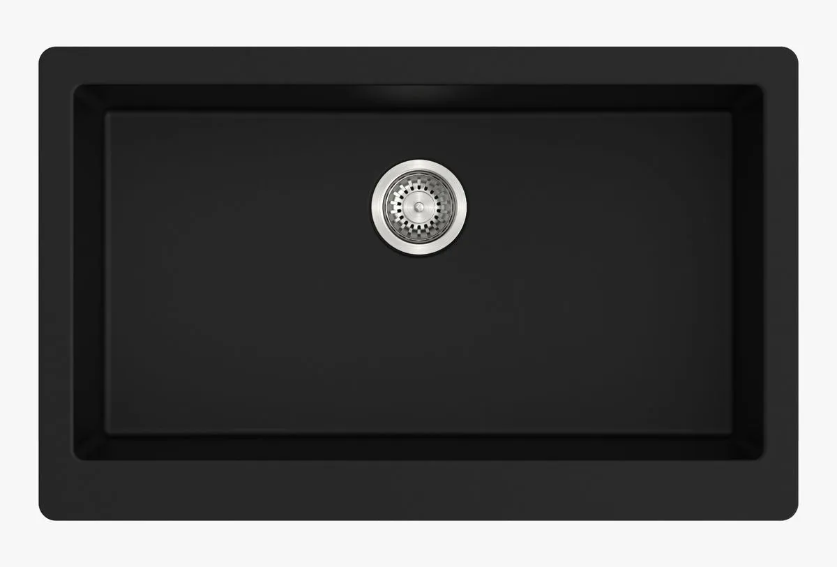 Apron Butler Kitchen Sink - Black