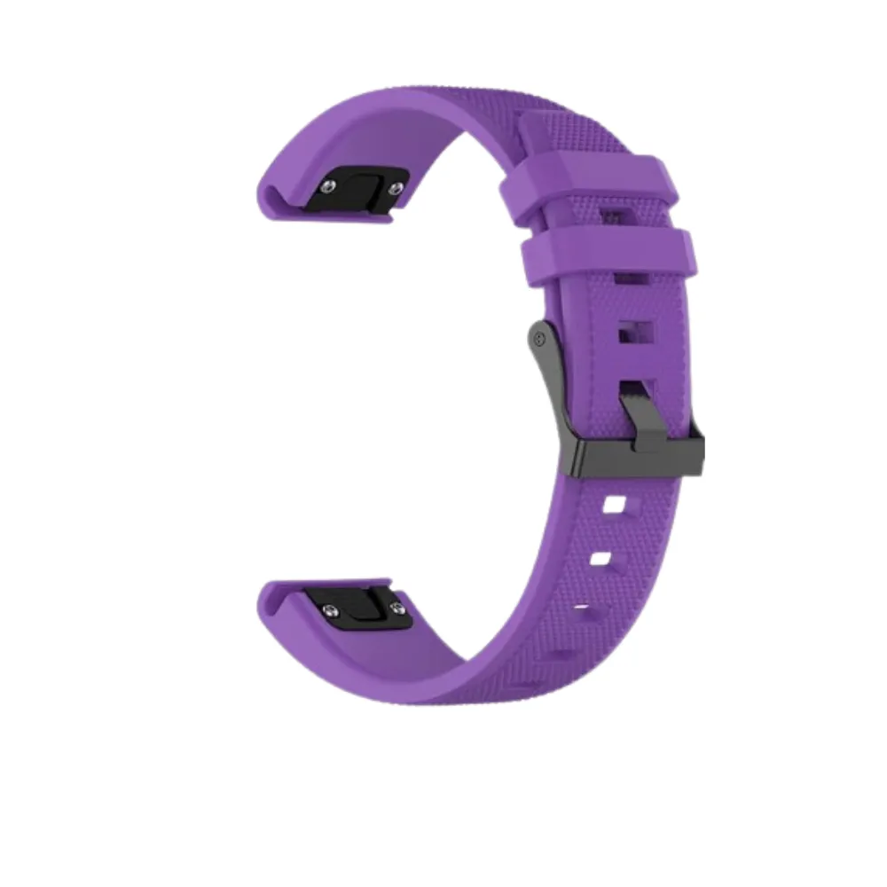 Replacement Silicone Watch Strap for Garmin - 22mm