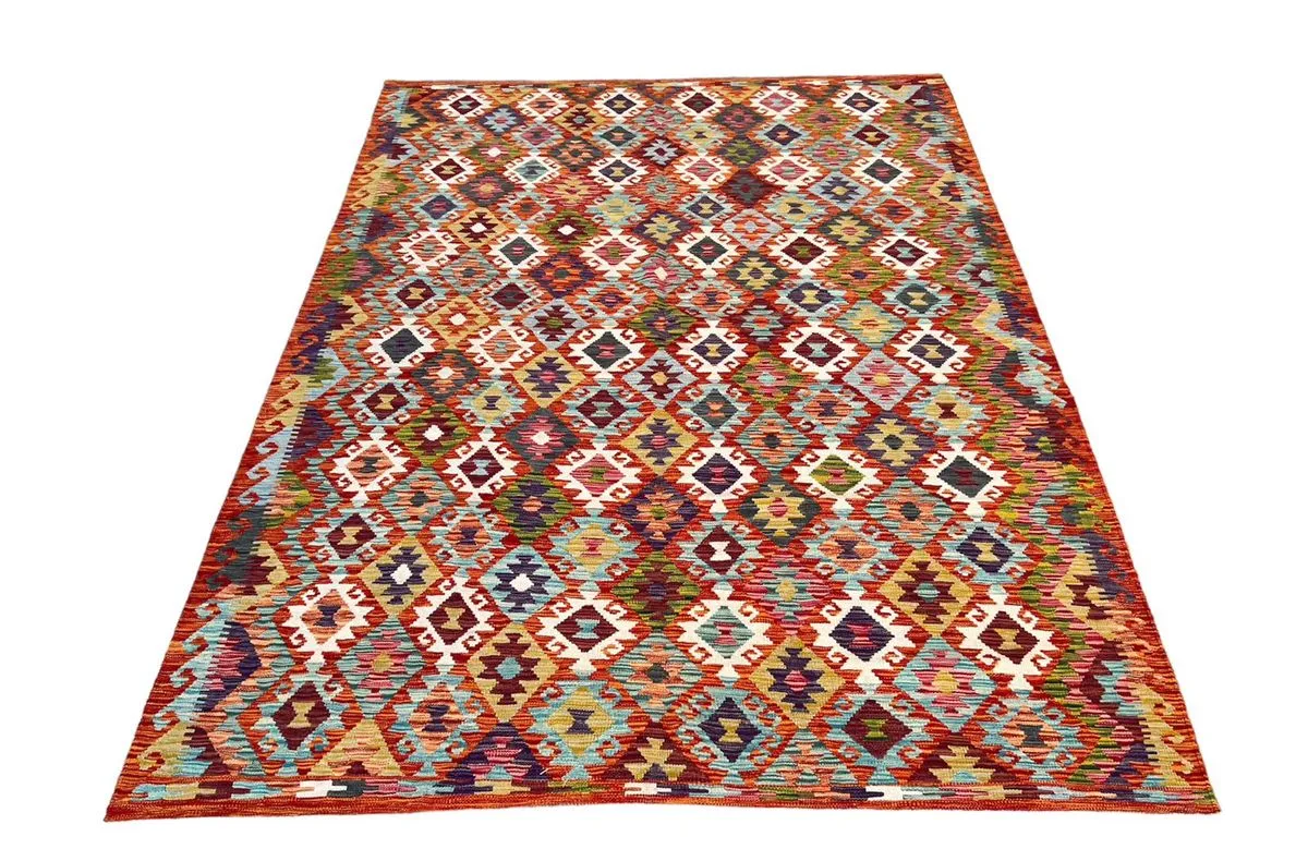Handmade Persian Chobi Kilim - Multicolored 294 x 209cm