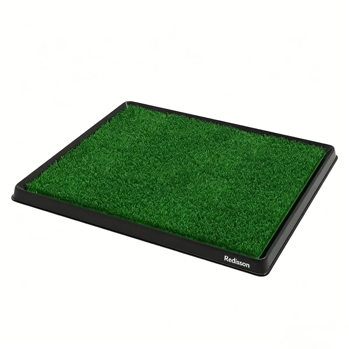 Redisson Artificial Grass Dog Potty Tray-Reusable Puppy Training Toilet Pad