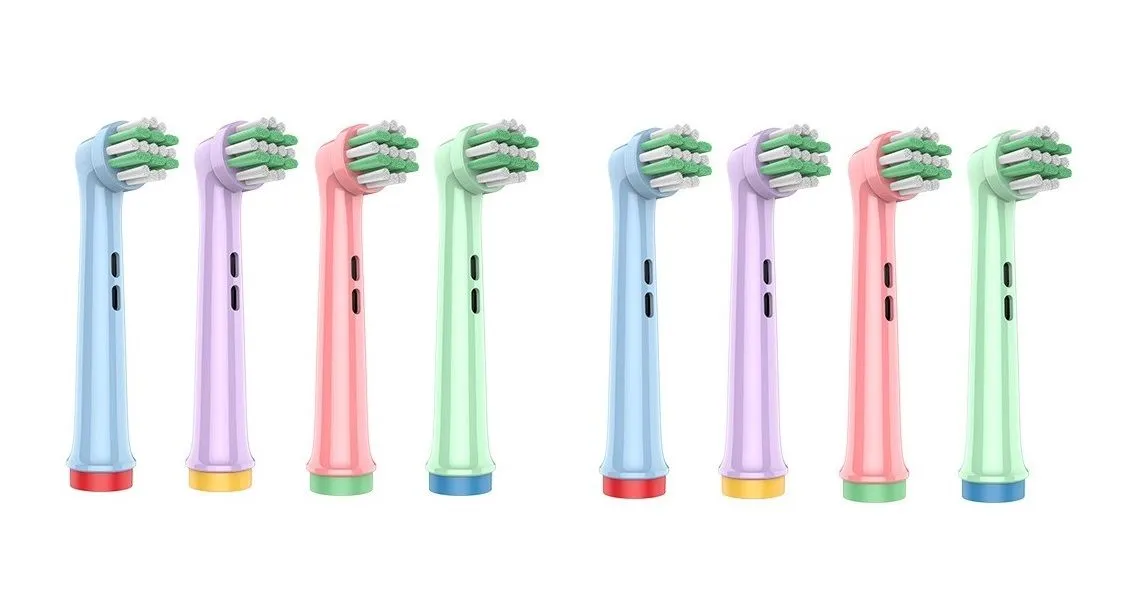 CoralSky Kids Replacement Toothbrush Heads Compatible with Oral-B - 8 Pack