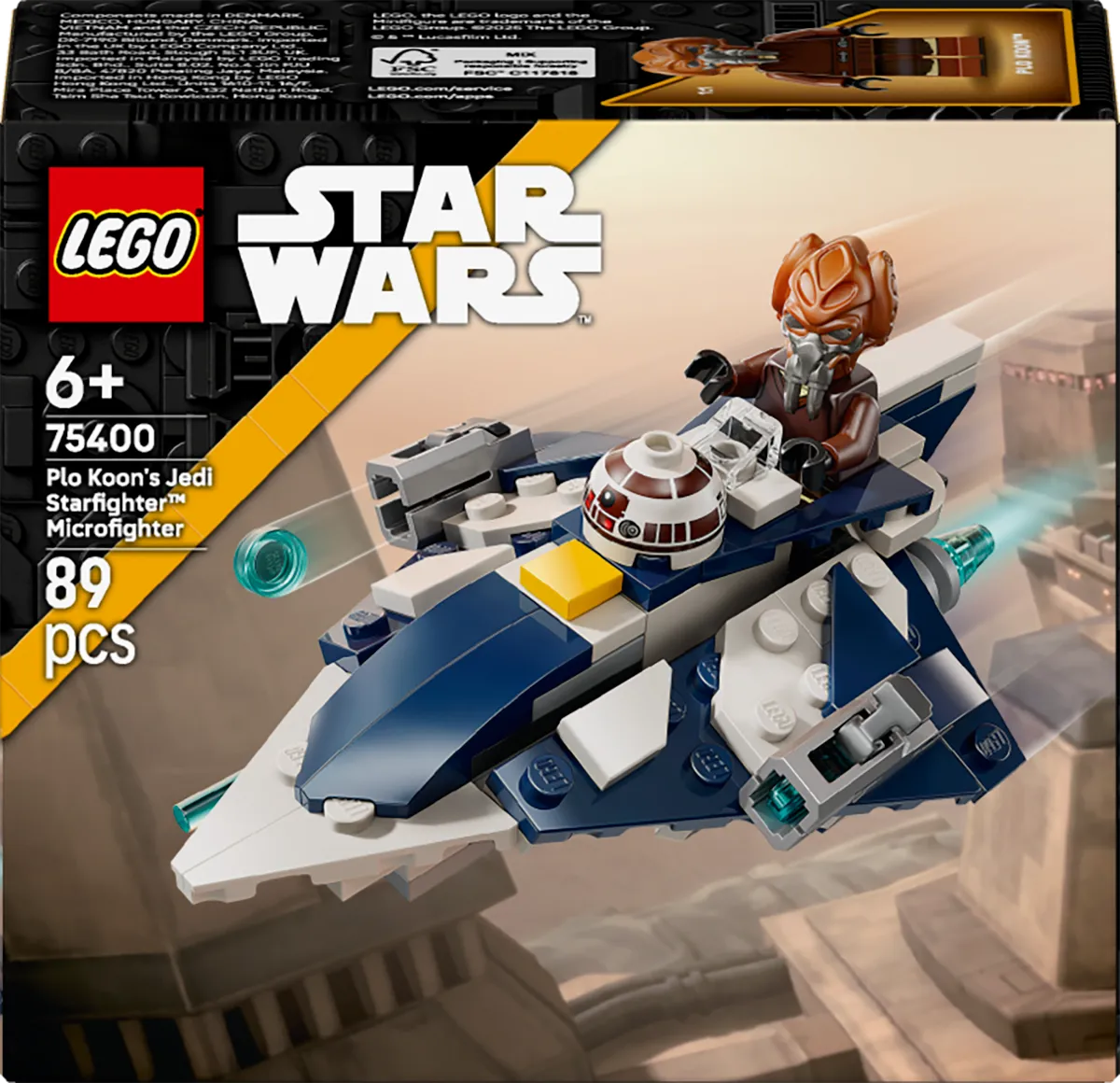 LEGO Star Wars Plo Koon's Jedi Starfighter Microfighter