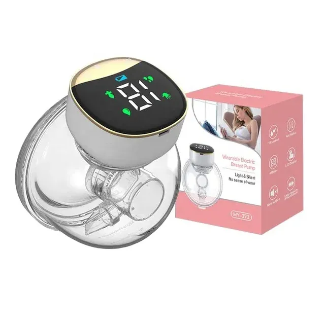 LED Touch Electric Wearable Breast Pump with With 4 Modes 12 Gears