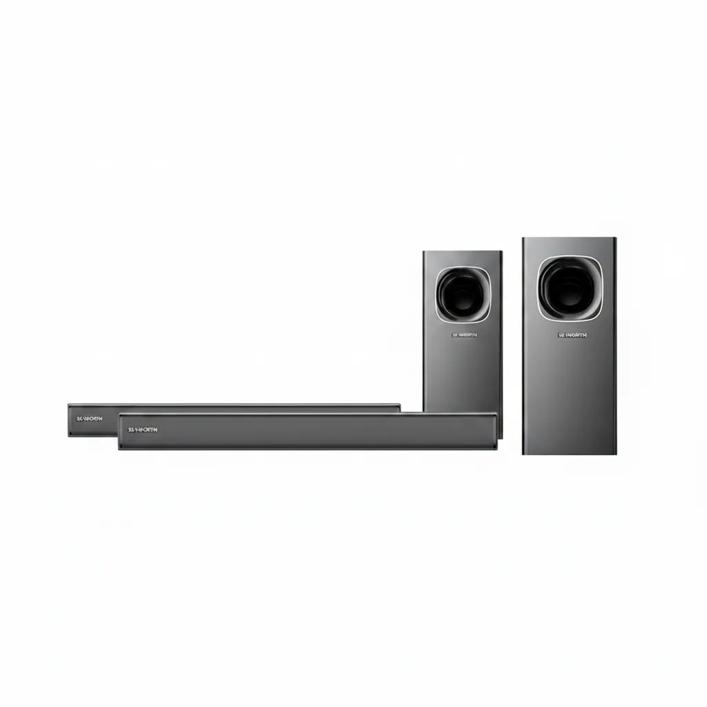 Skyworth 2.1 Channel Soundbar System with Subwoofer, 192W RMS - 2 Pack