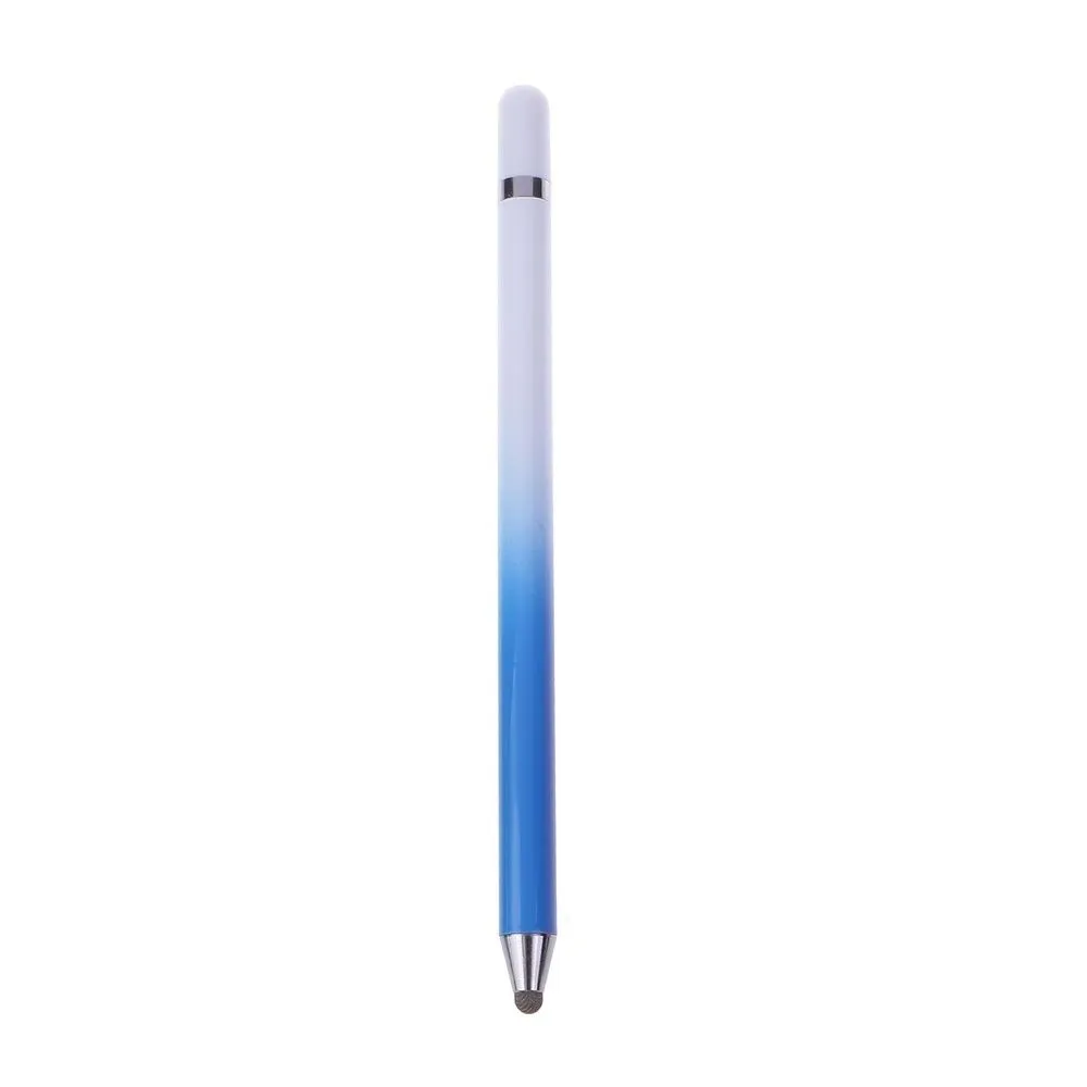 Stylus Pen Compatible with Android iOS Replaceable Transparent Disc Tip - Blue