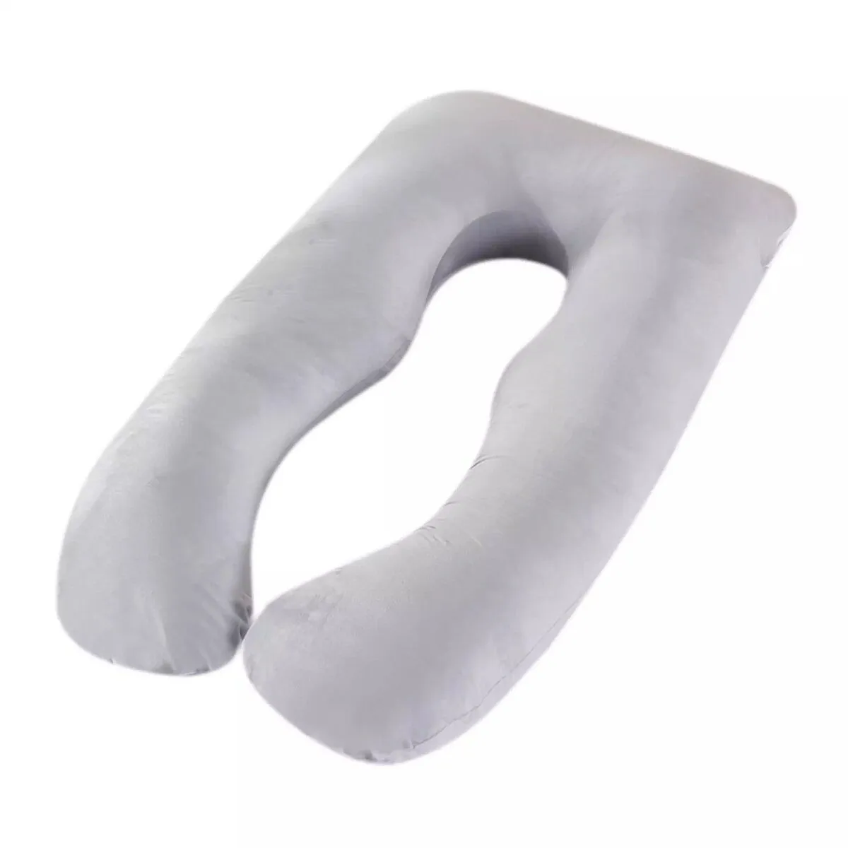 U-Shaped Full Body Pregnancy Pillow - Grey