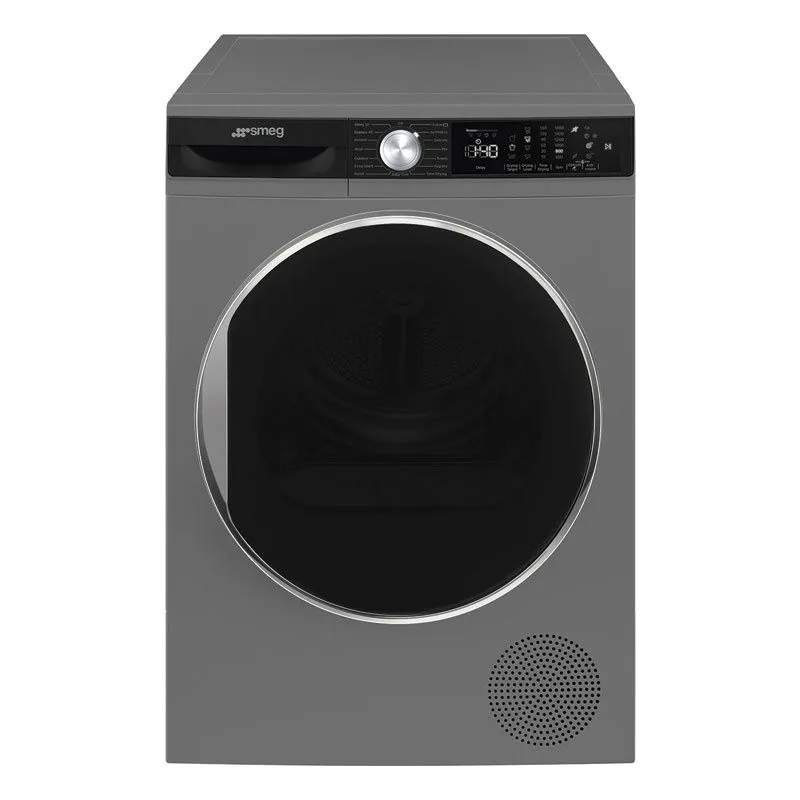 Smeg D3T9XSA Free-Standing Heat Pump Tumble Dryer 9 kg Dark Inox A+++