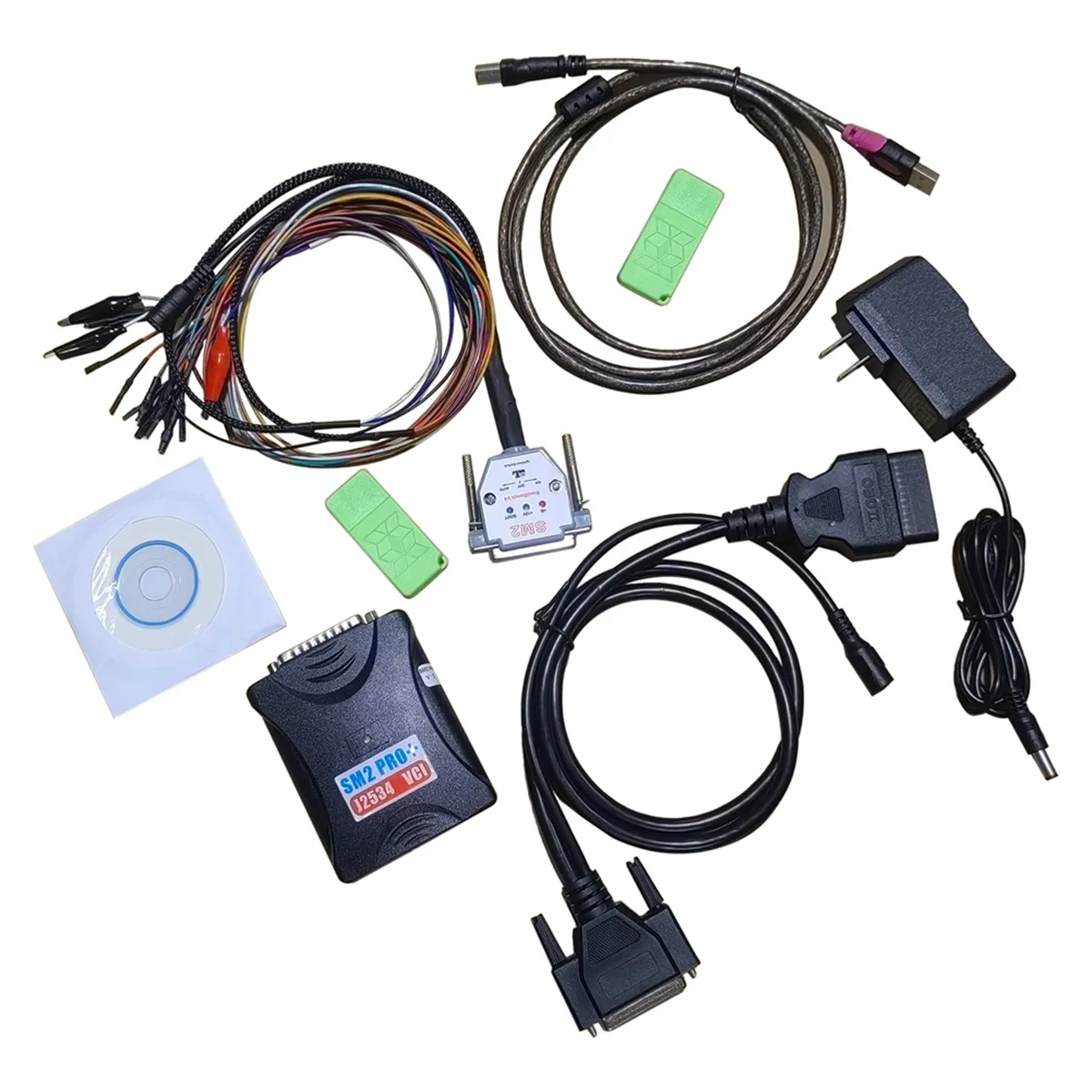 Sm2 Pro J2534 Vci Ecu Master Obd2 Read&Write Us Compatible with Universal