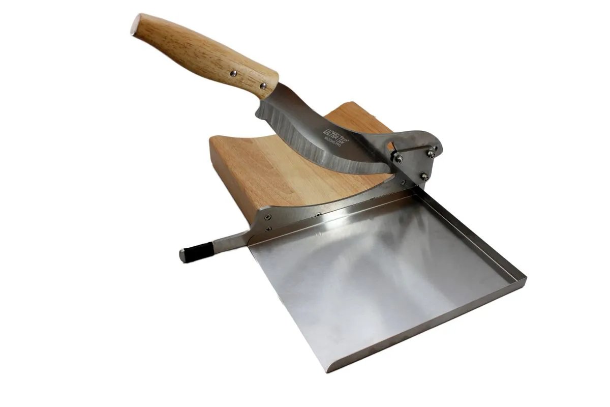 Biltong-Pro XL Radiused Cutter With Magnetic Stainless Steel Tray