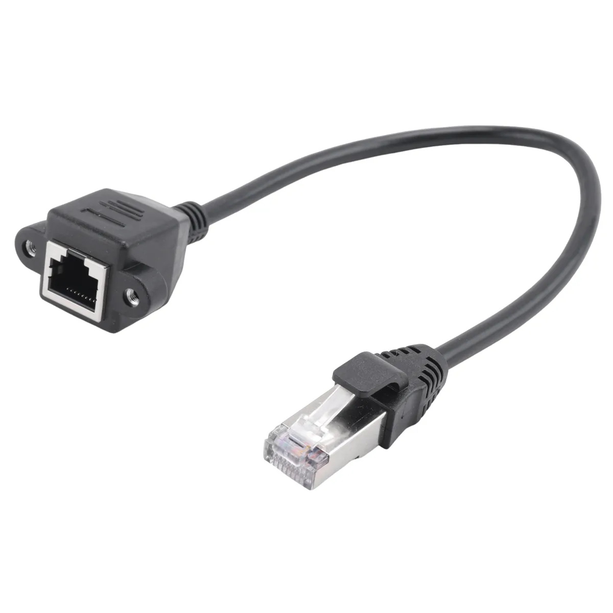 1FT RJ45 Male to Female Network Extension Cable