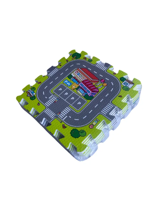 Kids Puzzle Mat - Road Map
