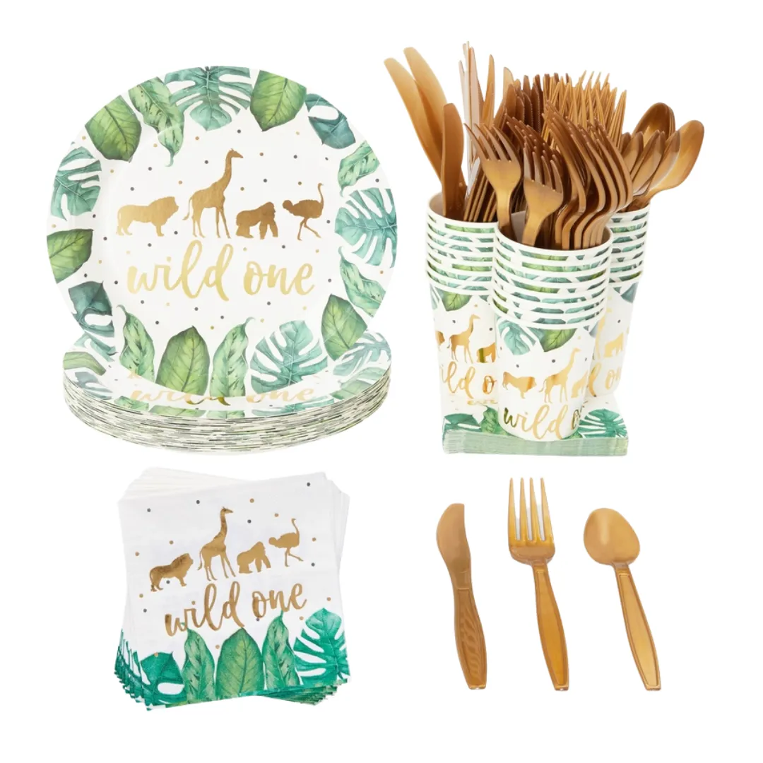 Safari Wild One Party Supplies