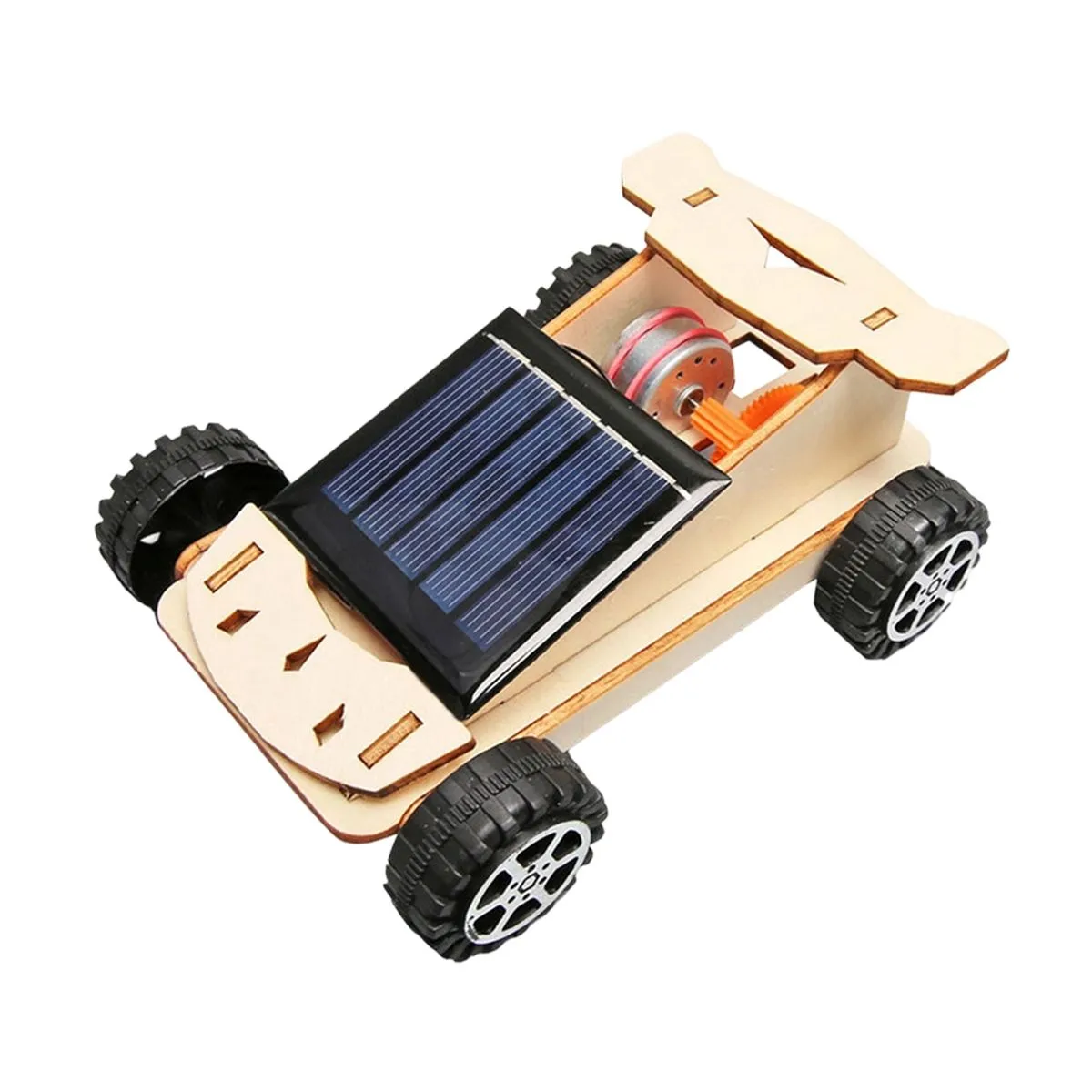 Solar Powered Car DIY Kit Building Toy for Kids Children Gifts