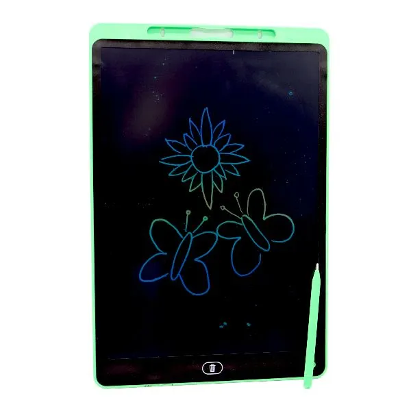 12-Inch LCD Writing Tablet with Magic Pen for Kids - Green