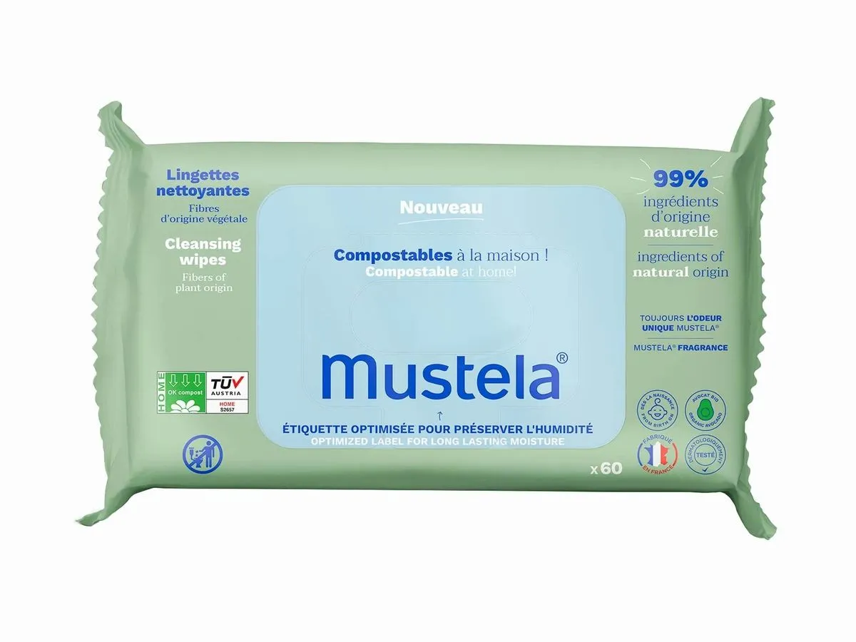Mustela 60 Cleansing Wipes