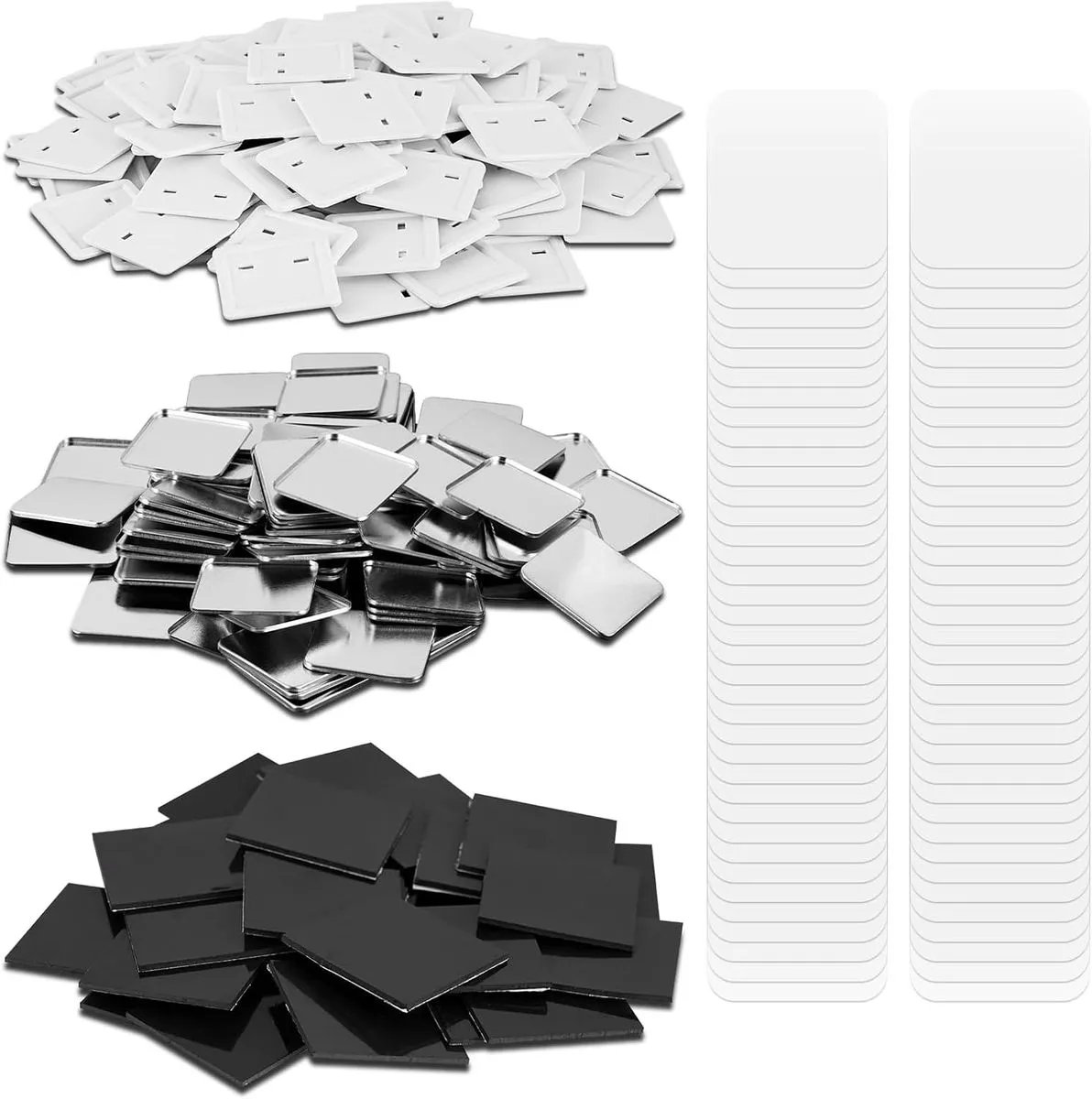 50MM Square Fridge Magnet Making Machine Materials - 100 Sets