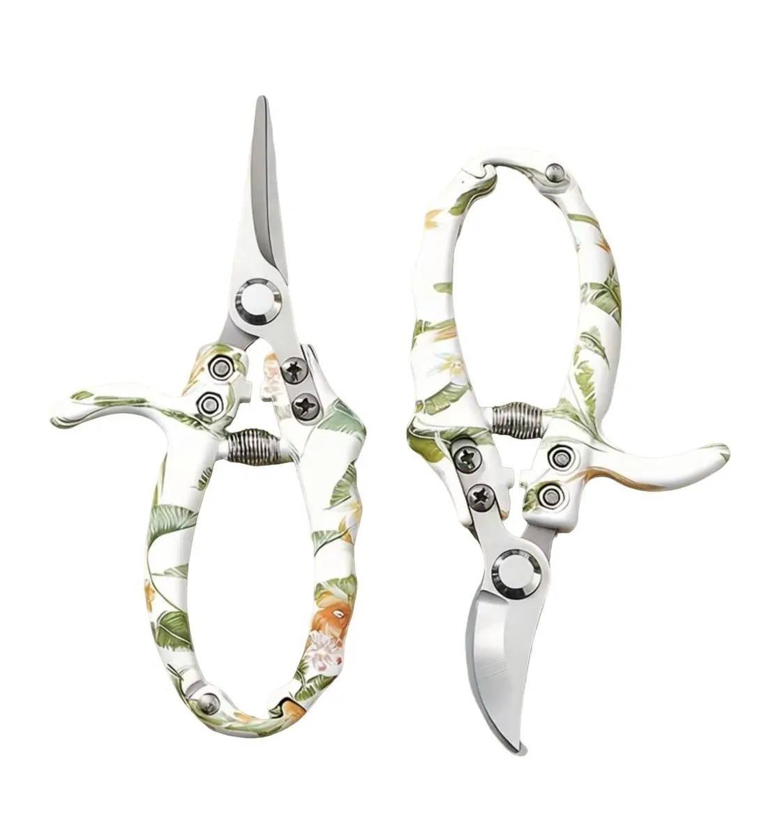 2-Piece Garden Pruning Shears Set - Multi-Purpose Branch Cutter