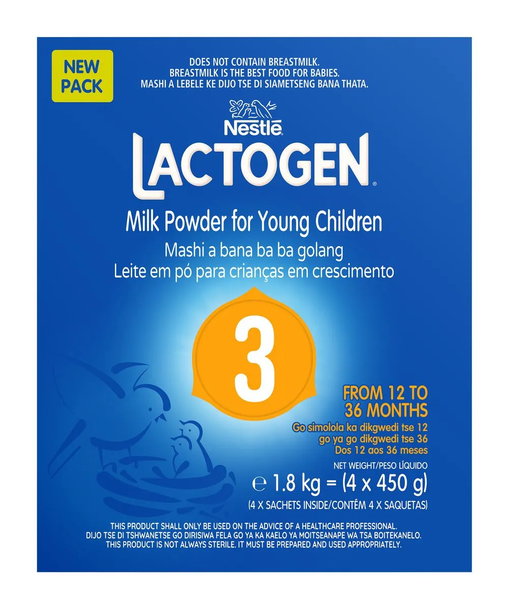NESTLÉ LACTOGEN Stage 3,Milk Powder for Young Children 1.8kg