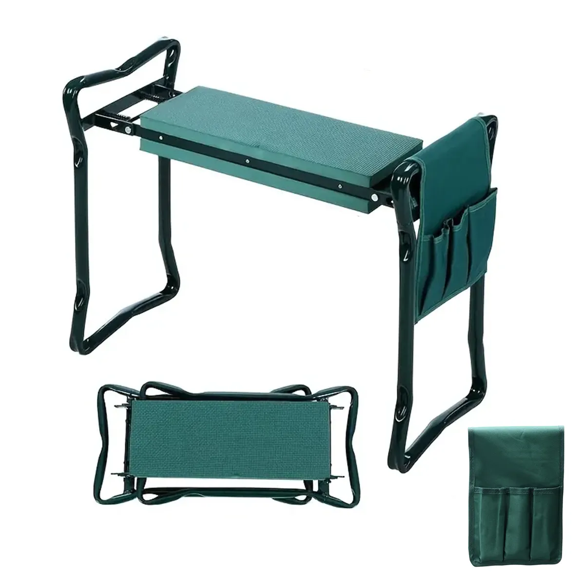 Garden Kneeler and Seat Foldable Garden Stool, Portable Garden Bench