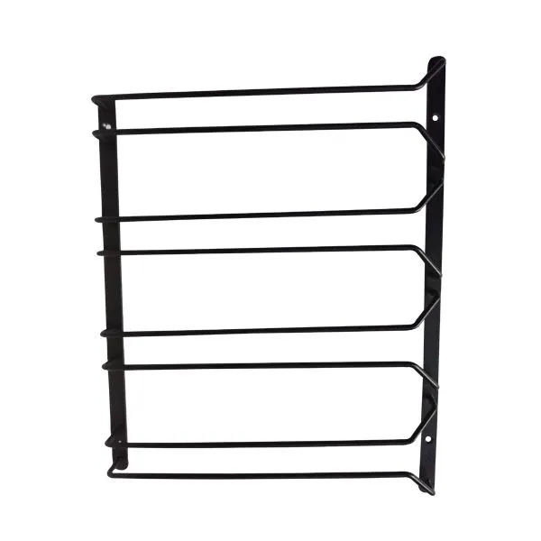 Wine Glass Holder 4 Row, Black