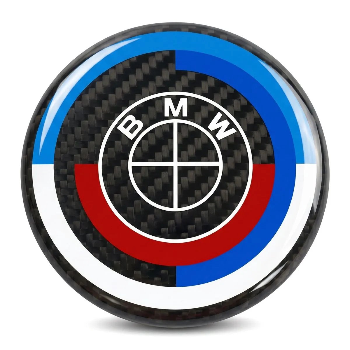 Replacement Carbon Motorsport Emblem Badge 82mm 2-Pin Compatible With BMW