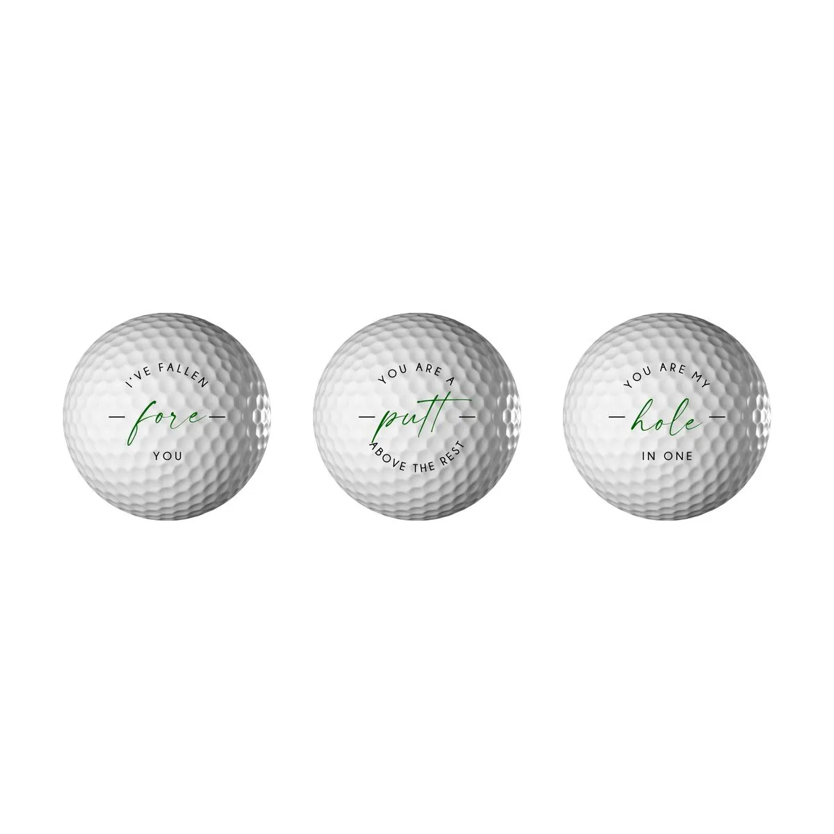 Personalised Golf Balls