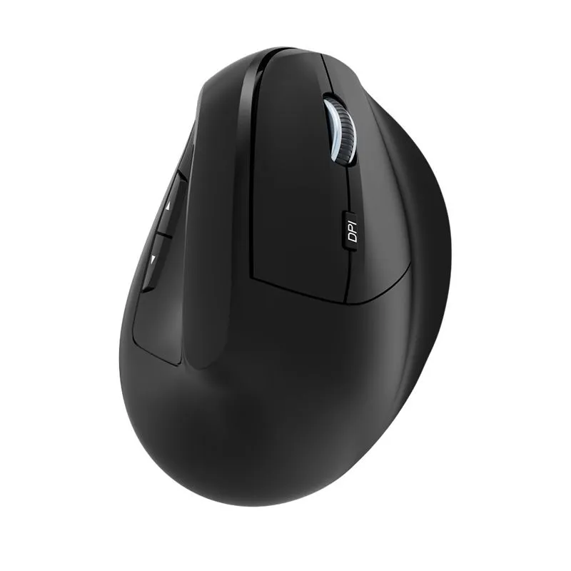 Rechargeable Vertical Wrist Rest Mouse Computer Mouse Laptop Mouse - Black