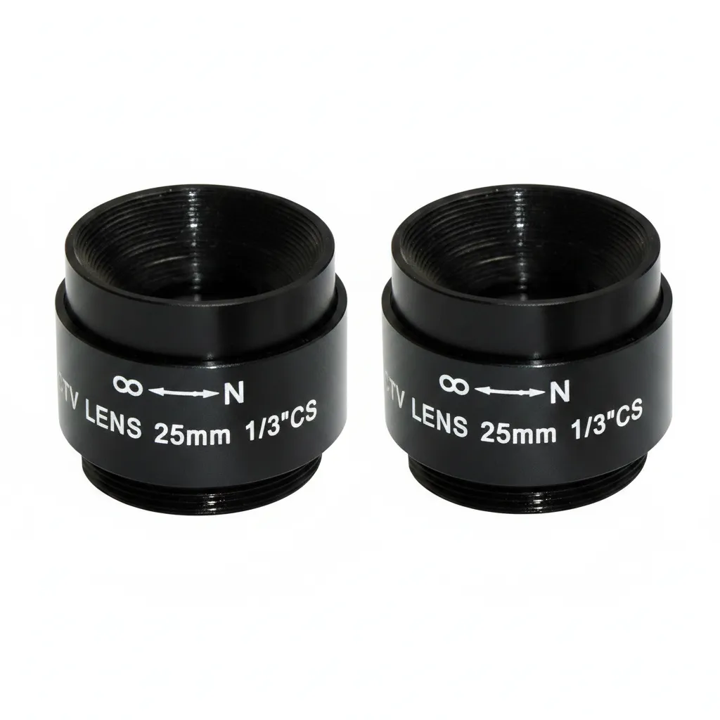 Securnix 25mm Fixed Focal Length Lens for Photography - 2 Pack