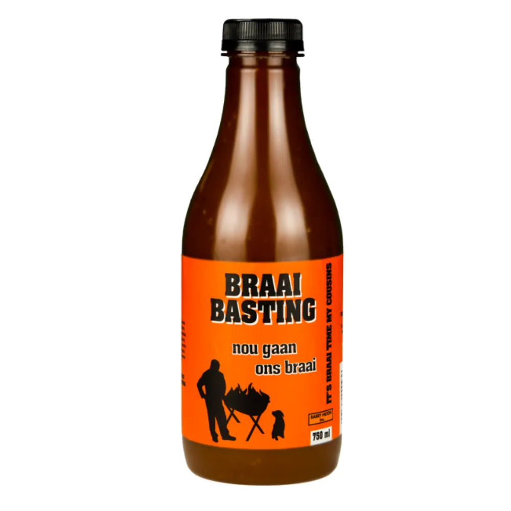 12 x 750 ml - Nou Gaan Ons Braai - Braai Basting Sauce - Condiments & Sauce
