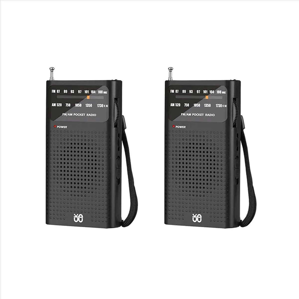 Mini Radio Portable Am/Fm All Band Stereo for Old Man Hiking Camping