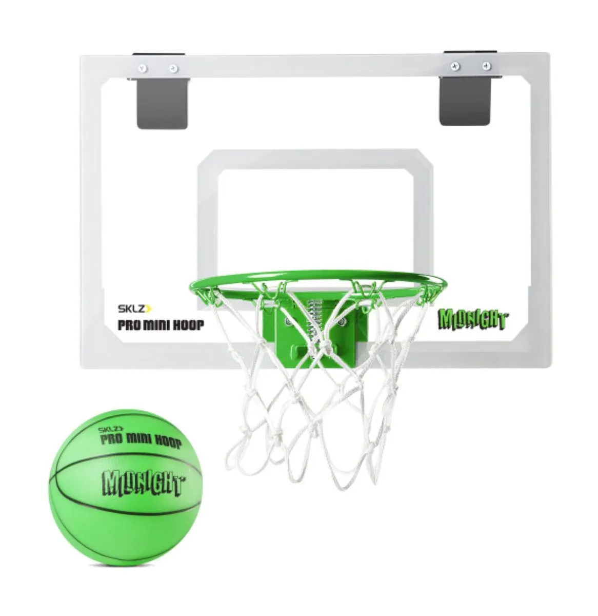 SKLZ Pro Mini Hoop Midnight Glow Basketball Hoop Over-the-Door