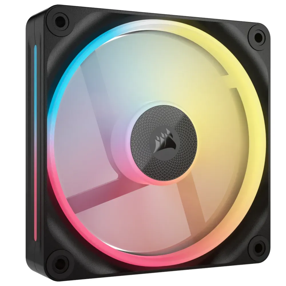 Corsair iCUE LINK LX120-R RGB 120mm PWM Reverse Fan Expansion - Black