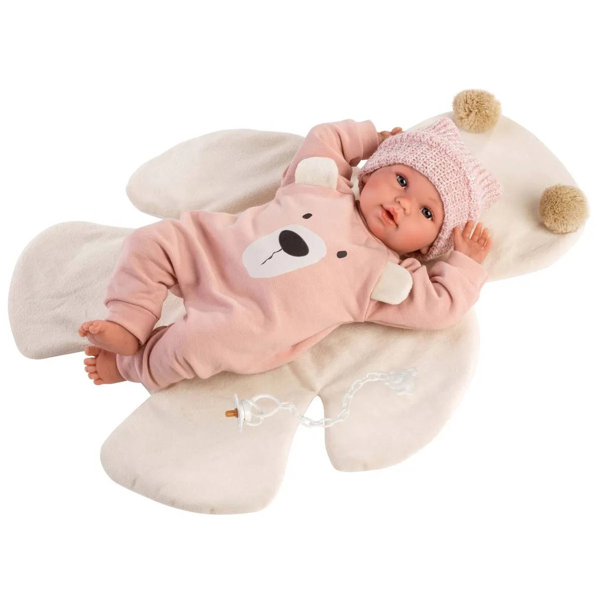 Llorens Newborn Baby Girl Doll with Crying Mechanism & Clothing: Osita 36cm