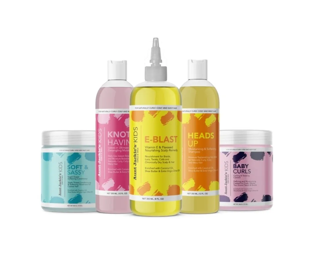 Aunt Jackies Hair Care products for Girls - Pack of 5